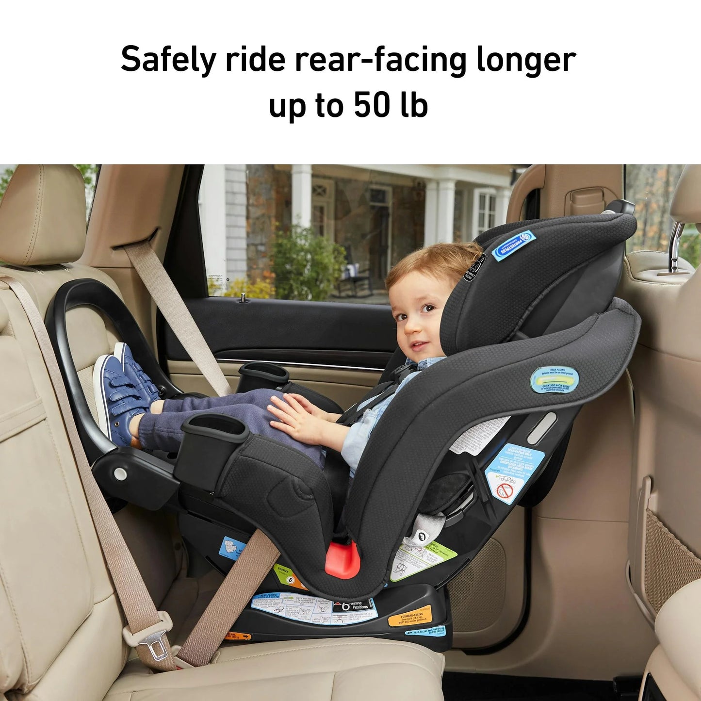Extend2Fit 3-In-1 Car Seat Featuring Anti-Rebound Bar