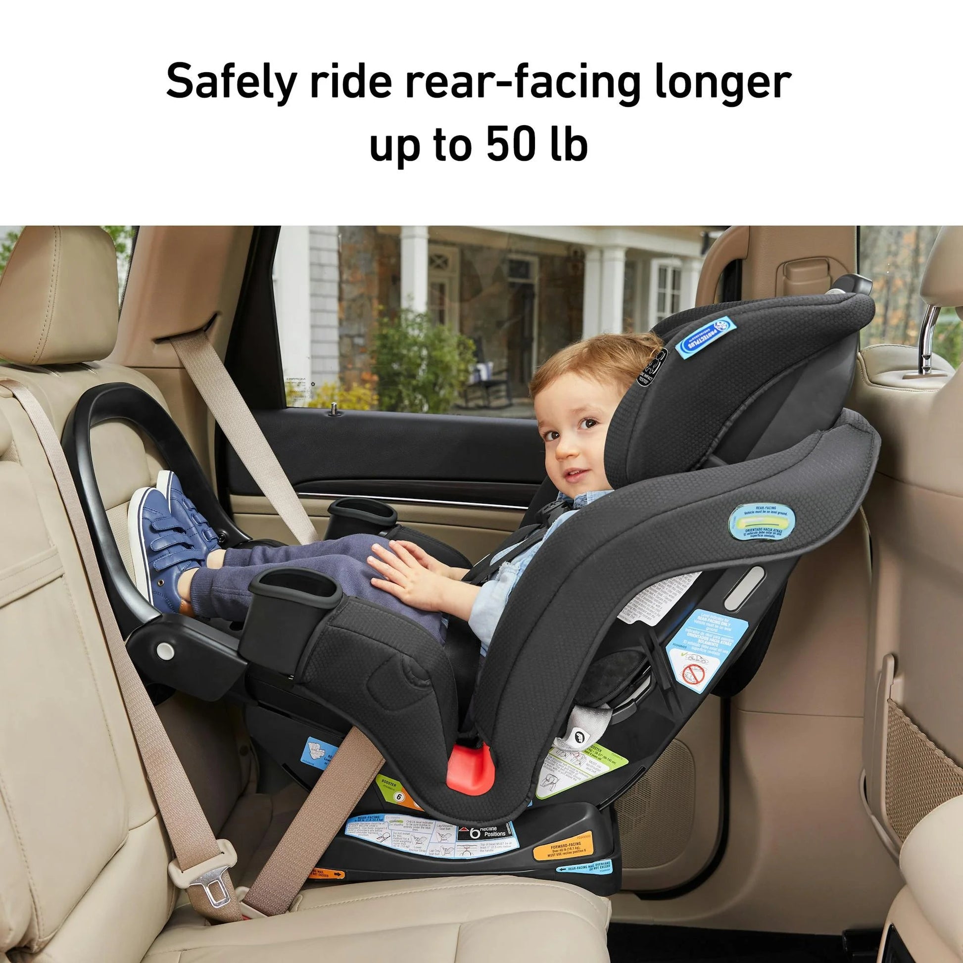 Extend2Fit 3-In-1 Car Seat Featuring Anti-Rebound Bar