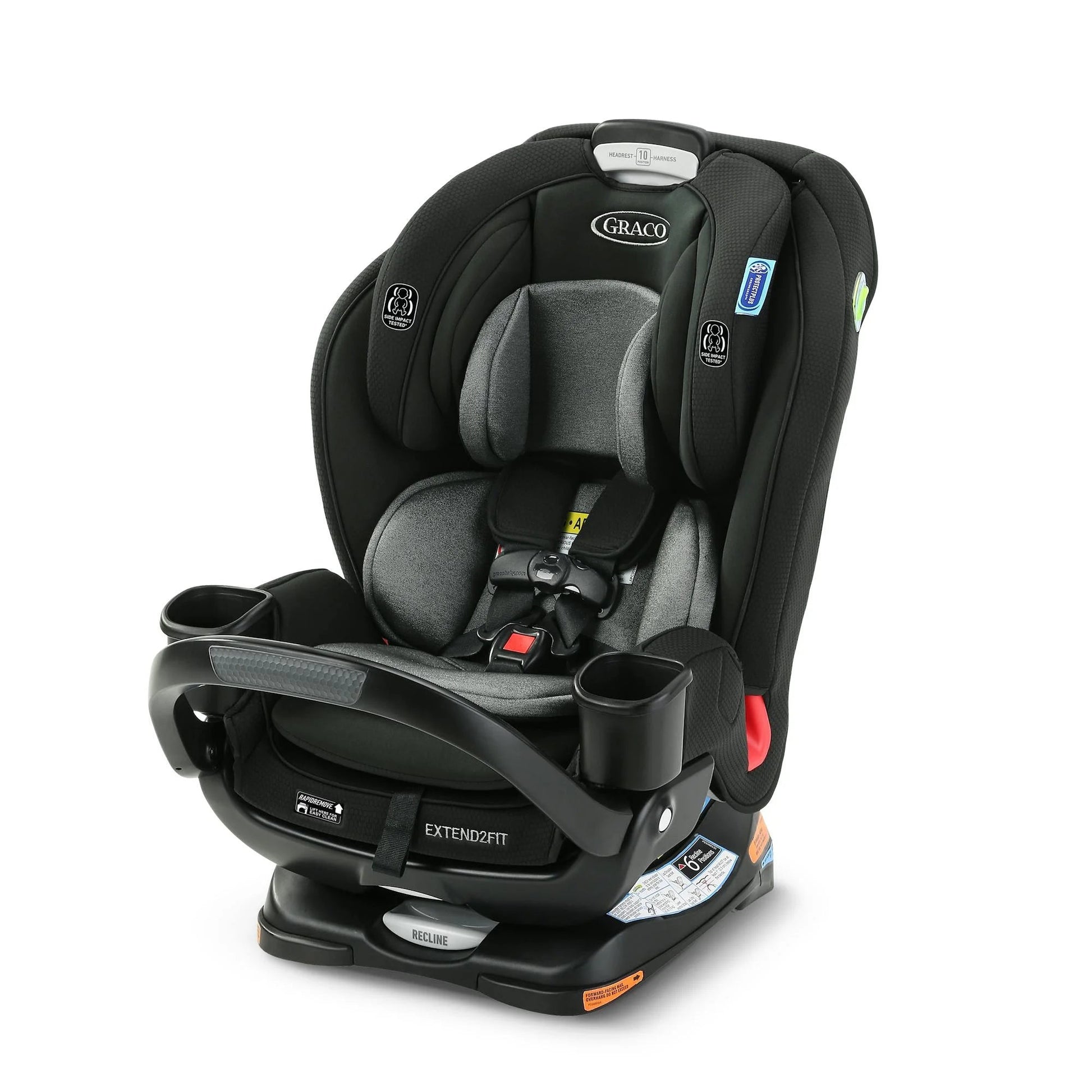Extend2Fit 3-In-1 Car Seat Featuring Anti-Rebound Bar