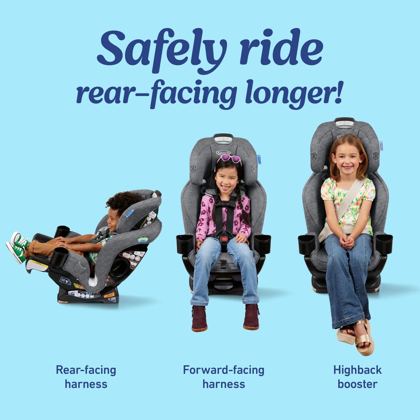 Extend2Fit 3-In-1 Convertible Car Seat, Cullen