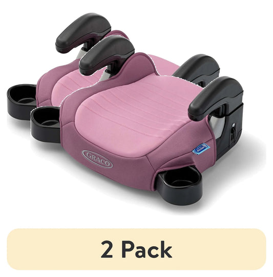(2 Pack)  Turbobooster 2.0 Backless Forward Facing Booster Seat, Anna
