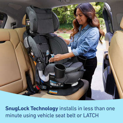 Turn2Me 3-In-1 Car Seat, Rotating Convertible Car Seat, Easy Installation, London