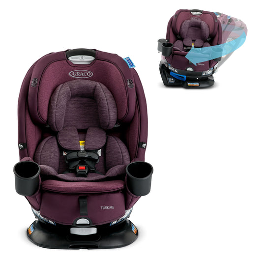 Turn2Me 3-In-1 Car Seat, Rotating Convertible Car Seat, Easy Installation, London