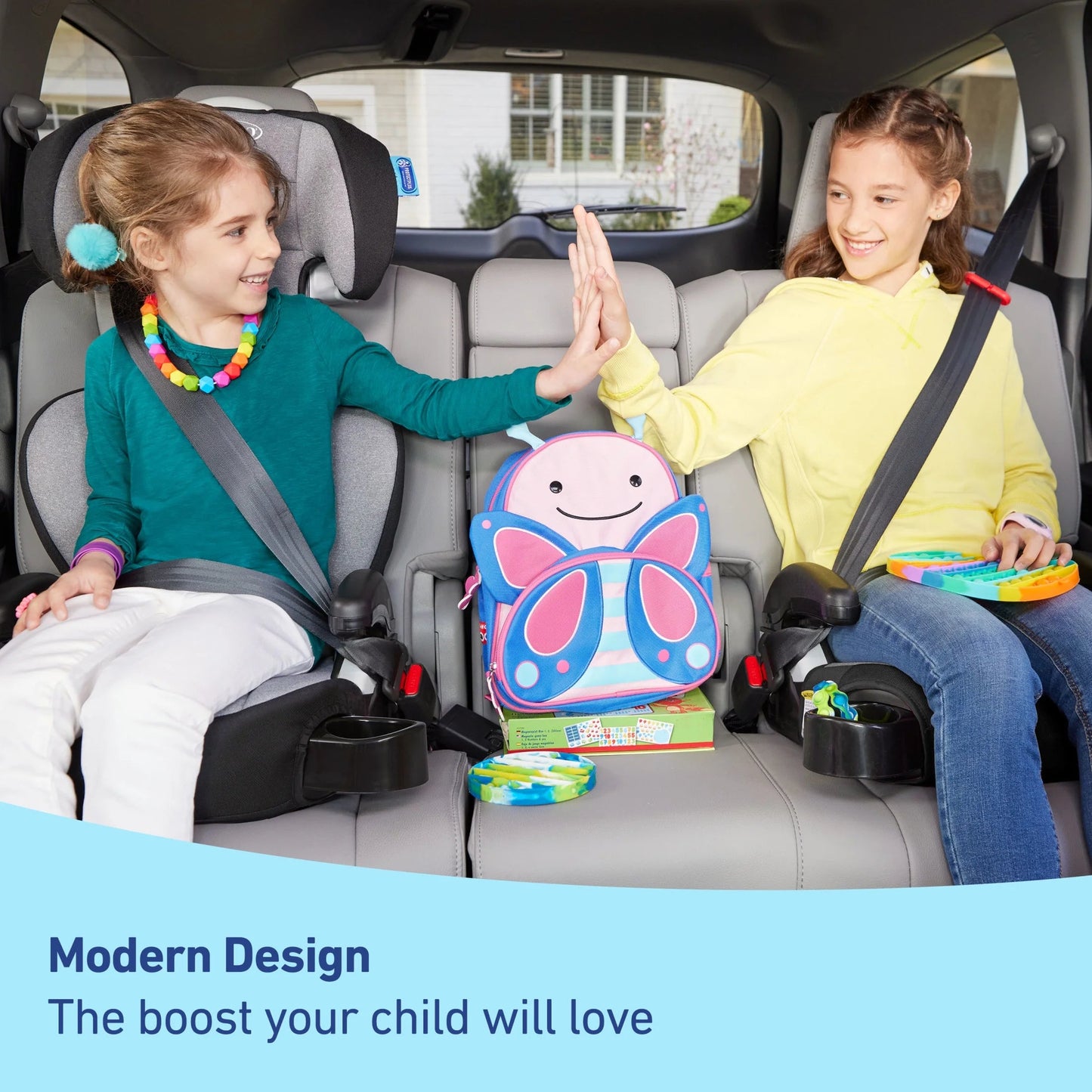 (3 Pack)  Turbobooster 2.0 Highback Booster Car Seat, Declan