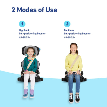 (3 Pack)  Turbobooster 2.0 Highback Booster Car Seat, Freya